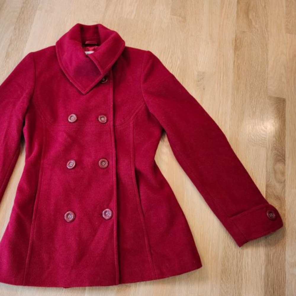Ricki’s wool blend red dress coat XS